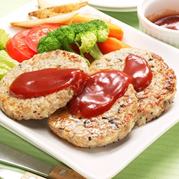 いわしとひじきのハンバーグ