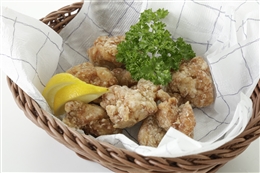 玉露園梅こんぶ茶使用から揚げ